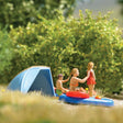 Applying Sunscreen - Action Set -- Sun Shelter, 3 Figures, 2 Inflatables, Blanket, Ball-1