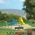 Playground - Action Set -- 2 Children, Tower, Arch, Slide, Horizontal Bar-1