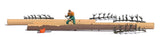 Tree Debarking - Action Set -- 3 Logs, Branches, Figure, Chainsaw-2