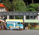 Little Thieves - Action Set -- 2 Cats w/Fish, 2 Dogs w/Sausage, Bucket, Bin-2
