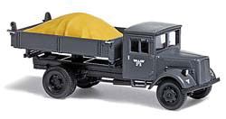 LKW L 3000 S Low-Side Dump Truck - Assembled -- German Army Railway Maintenance (gray)