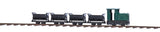 Non-Operating Narrow Gauge industrial Railroad Starter Set - Feldbahn -- Gmeinder 15/18 Loco, 4 Side-Dump Cars, Plastic Track-5