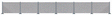 Metal Industrial Fence - Kit -- 23-5/8 x 5/8"  60cm x 16mm  (Includes 32 Posts)
