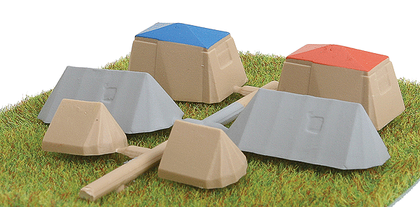 Camping Set -- With 6 Assorted Tents