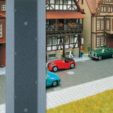 Town Street w/Curbs & Sidewalks Flexible Self-Adhesive Roadway -- 39-3/8 x 2-5/8"  1m x 6.6cm-2
