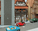 Town Street w/Curbs & Sidewalks Flexible Self-Adhesive Roadway -- 39-3/8 x 2-5/8"  1m x 6.6cm-1