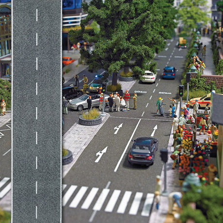 Asphalt Road Flexible Self-Adhesive Roadway -- 39-3/8 x 2-5/8"  1m x 6.6cm-2