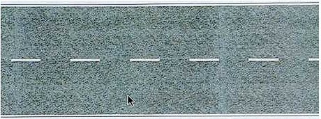 Asphalt Road Flexible Self-Adhesive Roadway -- 39-3/8 x 2-5/8"  1m x 6.6cm-1