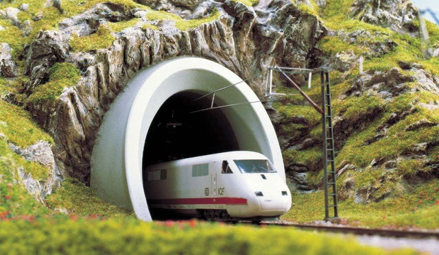 ICE-Style Concrete Single-Track Tunnel Portal