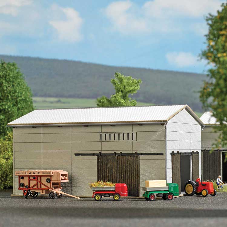 LPG Storage Shed -- Laser-Cut Card Kit - 4-3/16 x 2-3/4 x 2-3/16"  10.6 x 7.9 x 5.6cm-1