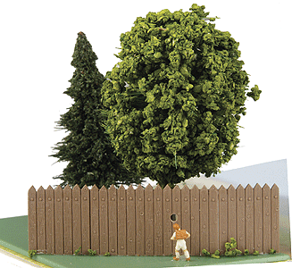 Complete Miniature Scene -- "Admiring the Scenery"