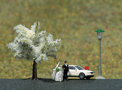 Complete Miniature Scene -- "Wedding"