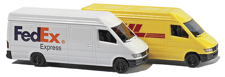 Mercedes-Benz Sprinter Cargo Van 2-Pack - Assembled -- 1 Each: FedEx & DHL