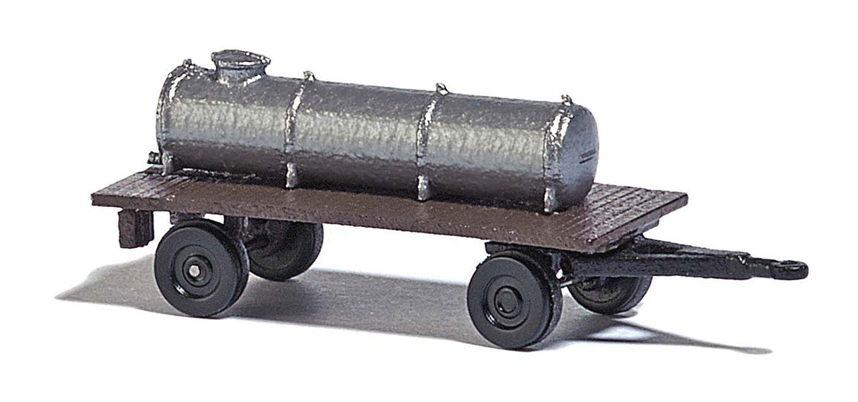 Low-Side Farm Tank Trailer - Assembled -- Brown