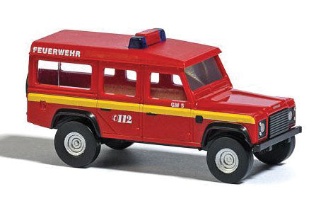 Land Rover - Assembled -- Fire Department (red, yellow)