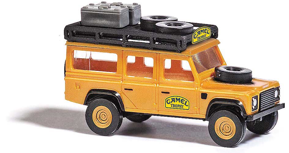 Land Rover - Assembled -- Camel Trophy (yellow, German Lettering)