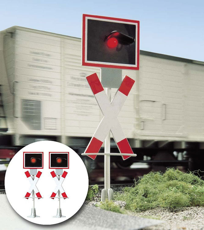 European-Style Crossing Flashers -- 2 Signals & Control Unit