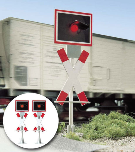 European-Style Crossing Flashers -- 2 Signals & Control Unit