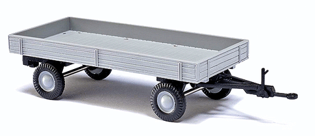 Fortschritt Farm Tractor - Assembled -- Low-Sided Farm Trailer