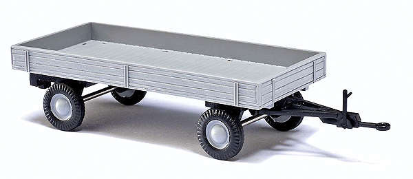 Fortschritt Farm Tractor - Assembled -- Low-Sided Farm Trailer
