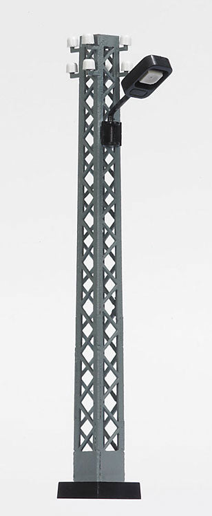 Industrial Lattice-Mast Lamp w/Rectangular Light Housing