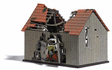 Dilapidated Barn -- Laser-Cut Wood Kit - 3-1/4 x 2 x 2-9/16"  8.3 x 5.3 x 6.5cm