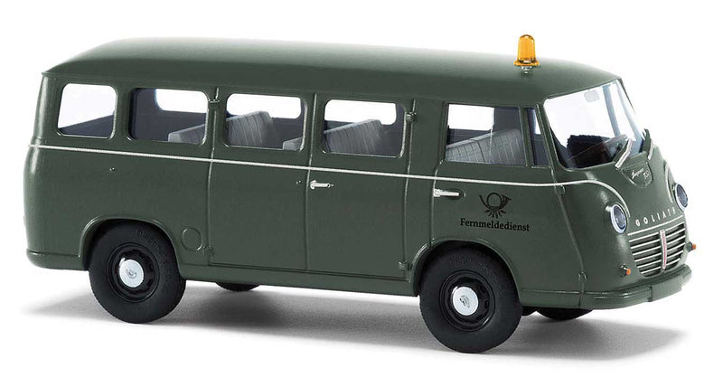 1957 Goliath Express 1100 Express Passenger Van - Assembled -- Telecommunication Service (green, German Lettering)