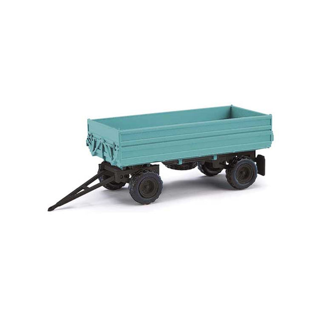 HW 80 SHA High-Side Grain Trailer - Assembled -- Turquoise