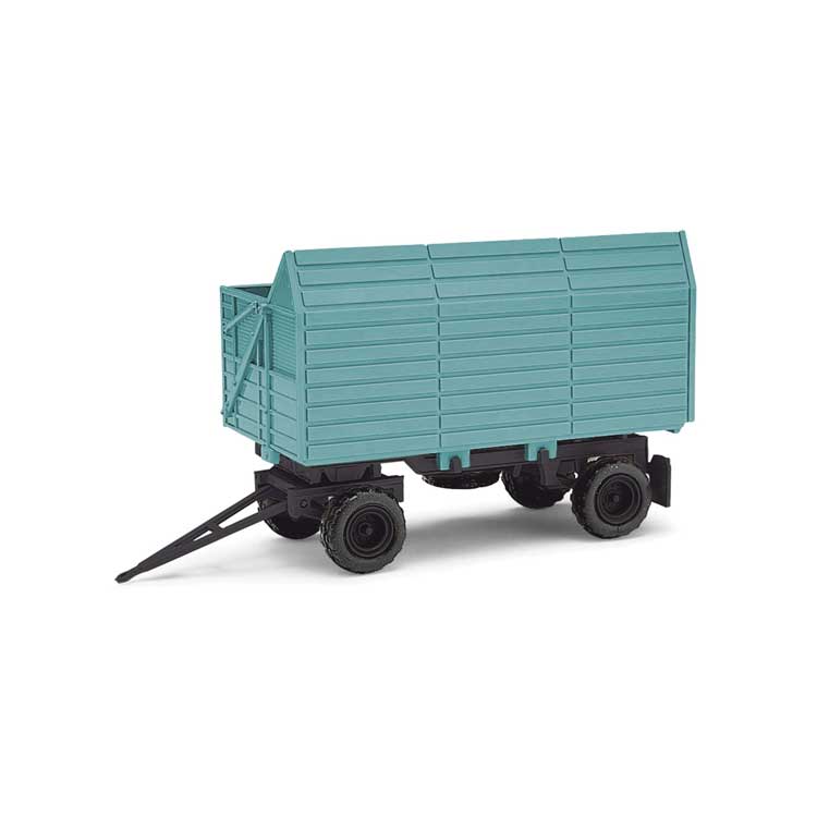 HW 80.11 Low-Side Dump Trailer - Assembled -- Turquoise