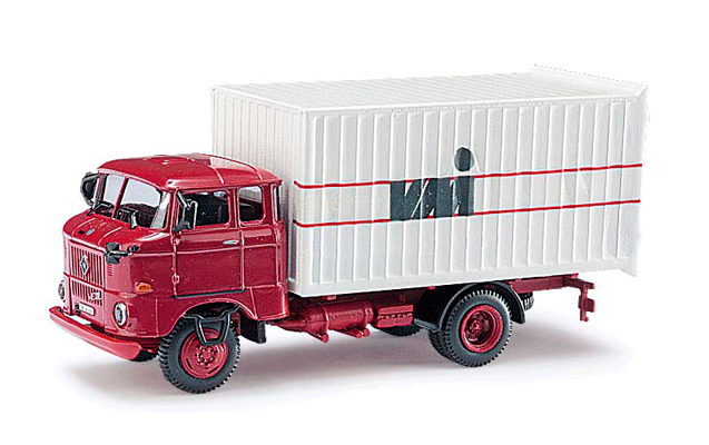 1987 IFA W50 MK Box-Body Delivery Truck - Assembled - Espewe -- VMI (red, white, German Lettering)