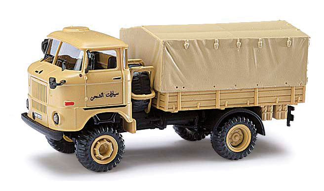 1968 IFA W50LA/A Low-Side Truck w/Canvas Cover - Assembled - Espewe -- Agypten (beige, Arabic Lettering)-2