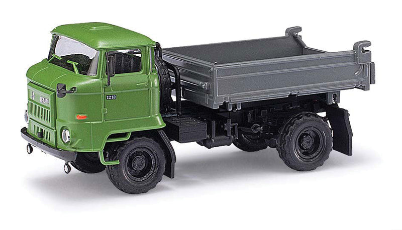 1987 IFA L60 3SK Low-Sided Dump Truck - Assembled - Espewe -- Green, Gray