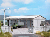 Concrete 5-Vehicle Garage -- Kit - 11 x 4-3/8 x 2-3/4"  28 x 11.2 x 7.1cm-1