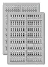 Concrete Roadway Panels -- Kit - Each Panel: 1-5/16 x 1/2"  3.4 x 1.2cm  3.4 x 1.2cm pkg(32)-2