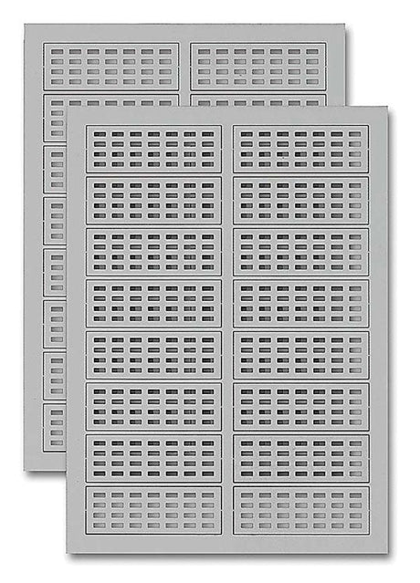 Concrete Roadway Panels -- Kit - Each Panel: 1-5/16 x 1/2"  3.4 x 1.2cm  3.4 x 1.2cm pkg(32)-2