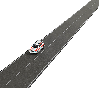 Road with Automobile