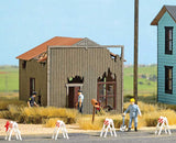 Dilapidated North American House -- Laser-Cut Kit - 2-3/8 x 2-3/8 x 2-3/8"  6 x 6 x 6cm-1