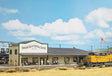 North American-Style Wood Train Station -- Laser-Cut Wood Kit - 13-11/16 x 6-1/16 x 3-9/16"  34.8 x 15.4 x 9cm-1