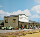North American-Style Wood Train Station -- Laser-Cut Wood Kit - 13-11/16 x 6-1/16 x 3-9/16"  34.8 x 15.4 x 9cm-3