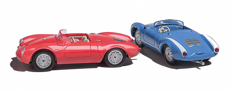 1953 Porsche 550 Spyder Convertible - Assembled -- Top Down, Various Colors