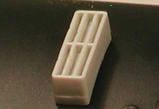 Square Diesel Exhaust Stack -- Plastic pkg(2)