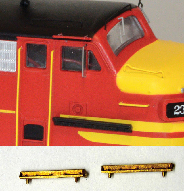 F-Unit Cab Nose Walk -- Brass pkg(2)