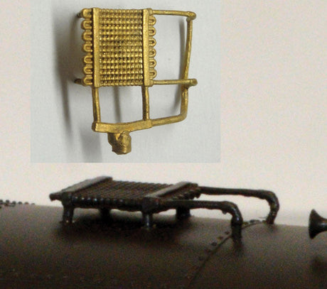 F-Unit Roof-Mount Radiator -- SP&S Style Lengthwise Piping Brass