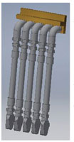 5 Line MU Hose -- Plastic pkg(4)