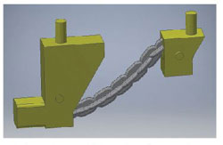 Alco Brake Chain Guide -- Plastic pkg(2)