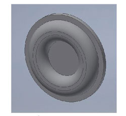 Locomotive Polling Pockets -- 8-1/2" Scale Diameter (3/32" Actual), Plastic