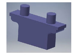 Loco Deck Lift Bolsters -- 20 x 8-3/4" Scale, Plastic pkg(4)