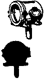 Steam Loco Headlight (Brass Castings) -- ATSF Standard