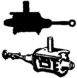 Brake Cylinders (Brass Casting) -- Steam Loco Tender