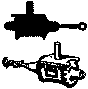 Brake Cylinders (Brass Casting) -- Steam Loco Tender